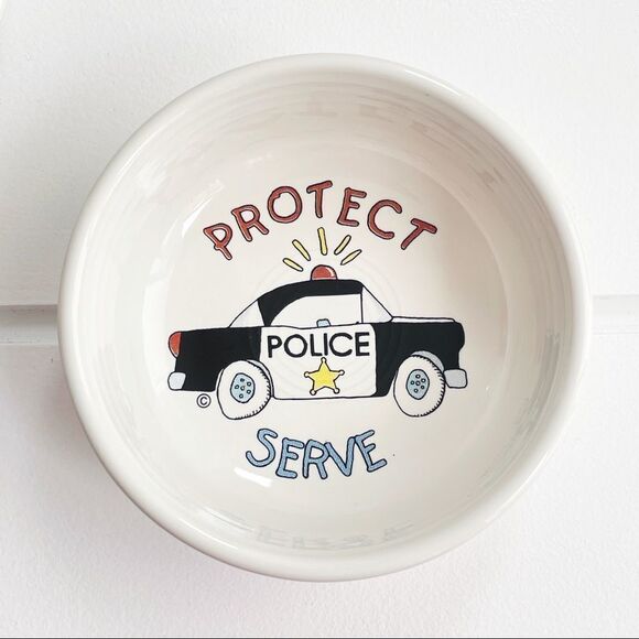 Fiesta RARE Vintage Hometown Heroes 3 Piece Childs Place Setting New With Box - Picture 7 of 13